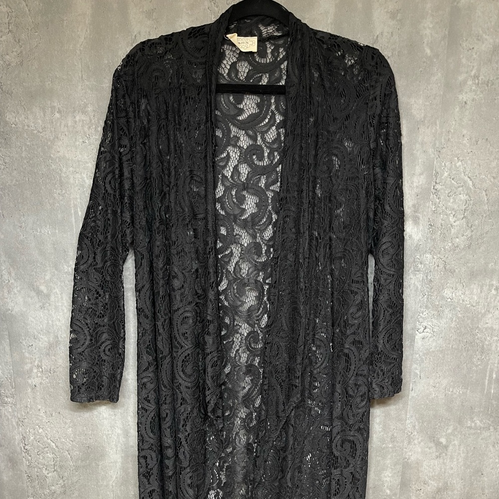 Plus Size - Lace Kimono